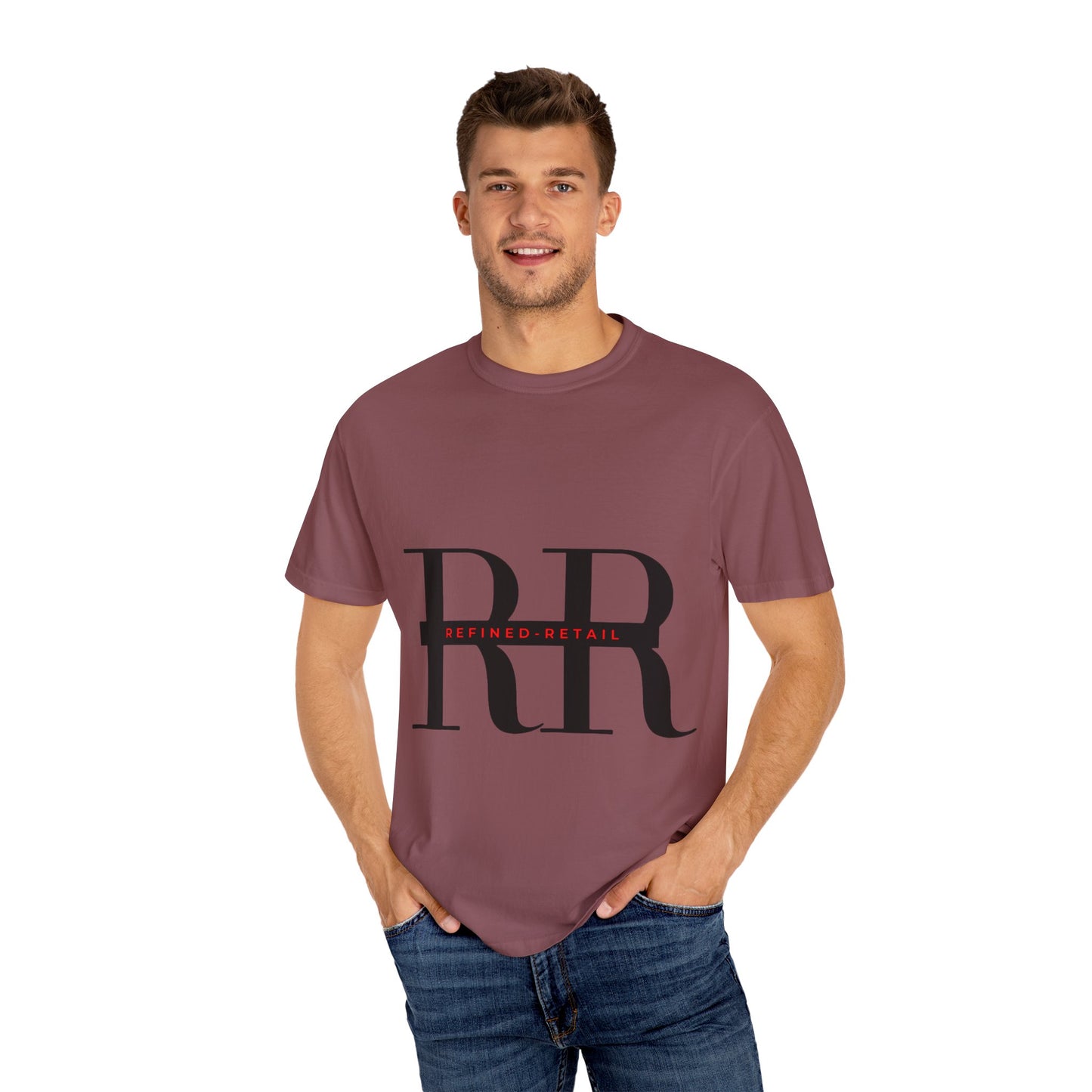 Refined Retail Unisex Garment-Dyed T-Shirt - Stylish Casual Wear