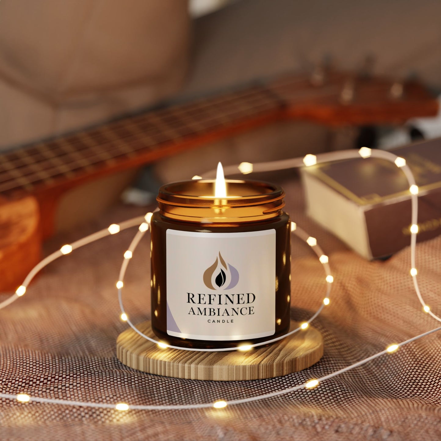Scented Soy Candle - Refined Ambiance, Relaxing Aromatherapy, Eco-Friendly Gift, Home Decor, Spa Day Essential
