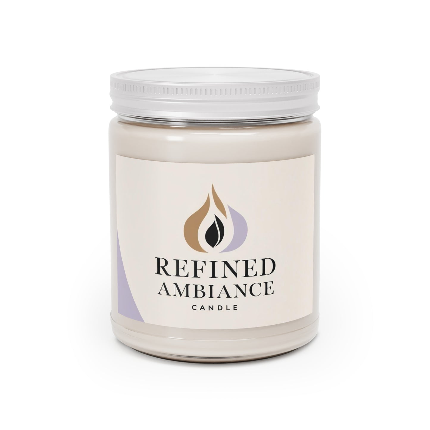 Refined Ambiance Soy Candles - Aromatherapy, Home Decor, Eco-Friendly Gift, Relaxation, Self-Care, White Lid