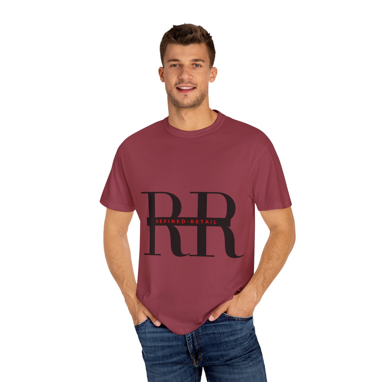 Refined Retail Unisex Garment-Dyed T-Shirt - Stylish Casual Wear