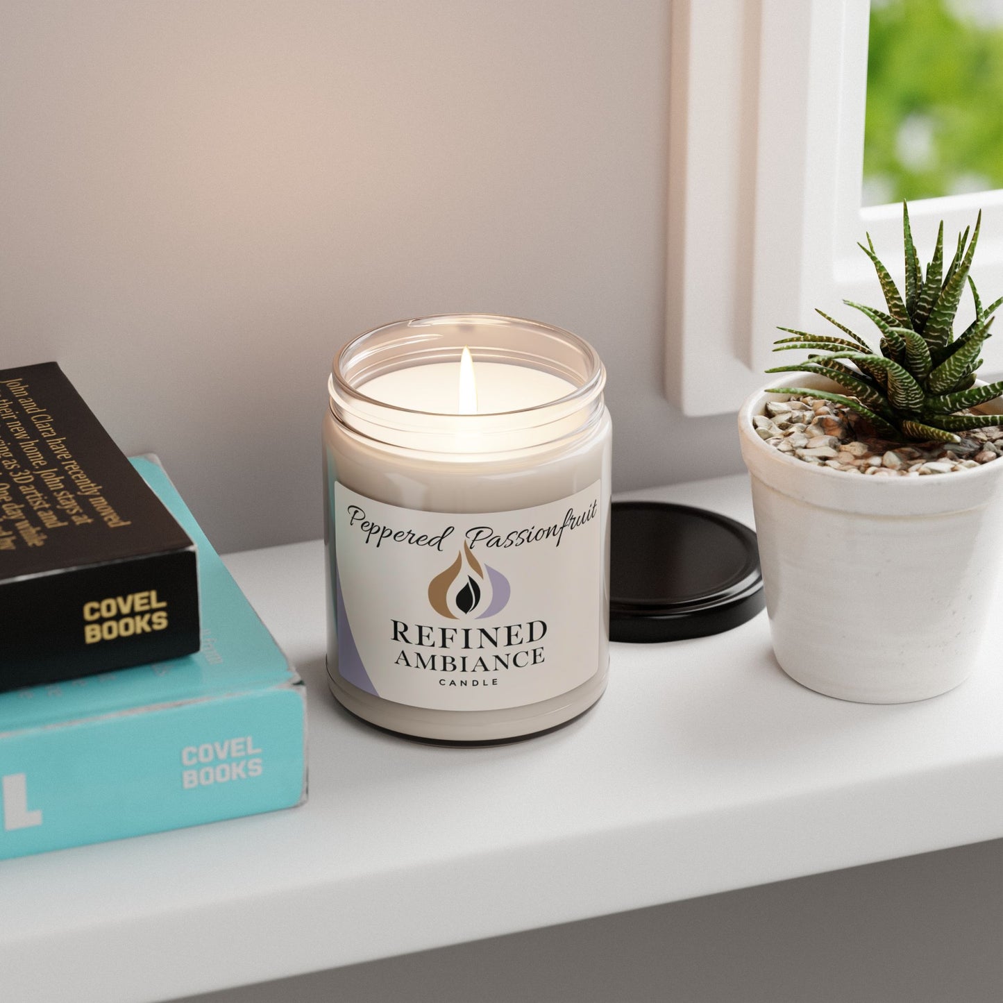 Refined Ambiance Scented Soy Candle, Aromatherapy Candle, Relaxing Home Decor, Gift for Her, Self-Care Candle