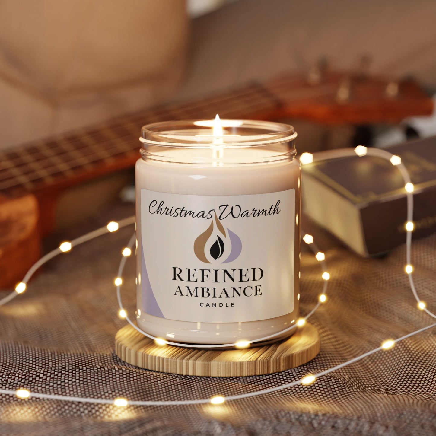 Refined Ambiance Scented Soy Candle, Aromatherapy Candle, Relaxing Home Decor, Gift for Her, Self-Care Candle