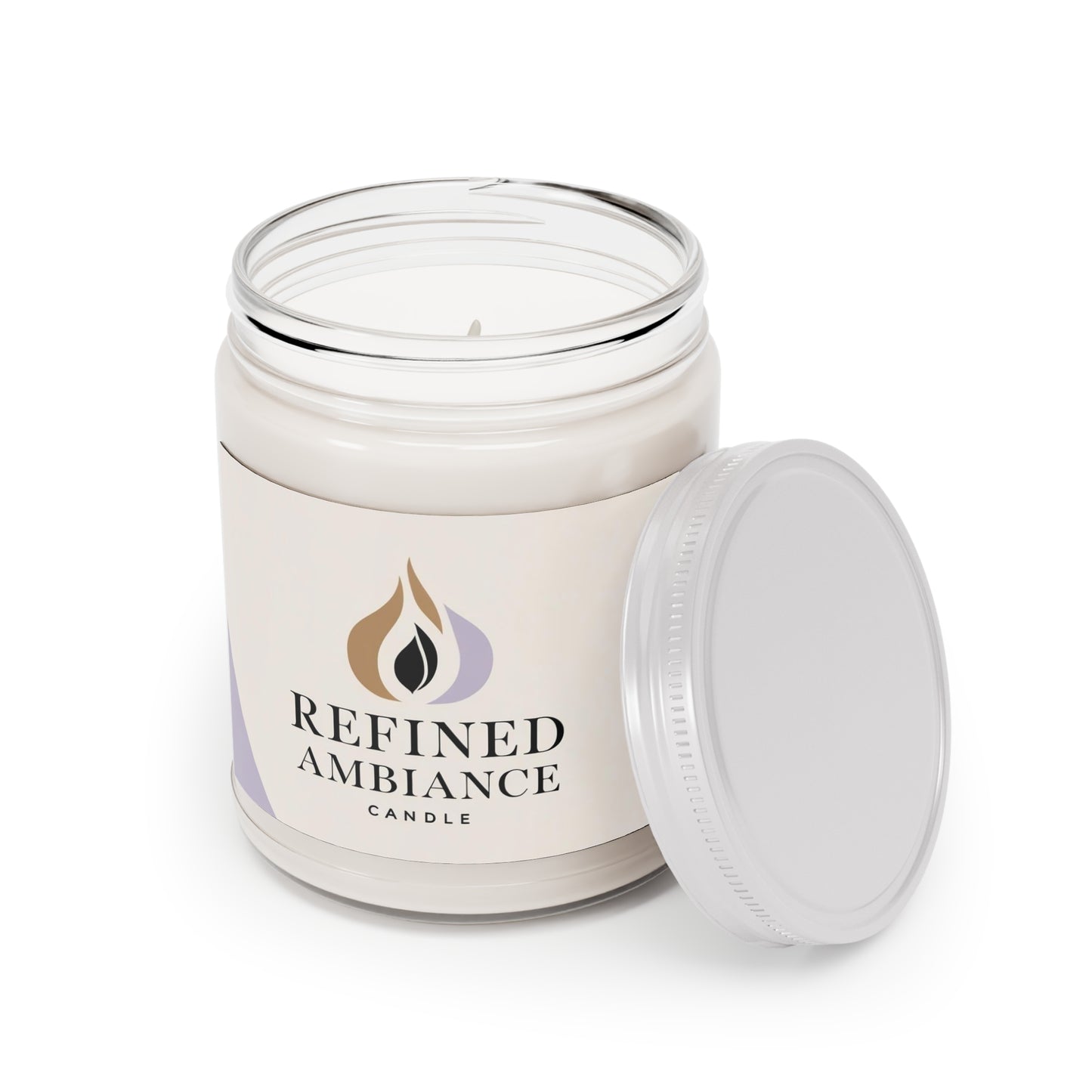 Refined Ambiance Soy Candles - Aromatherapy, Home Decor, Eco-Friendly Gift, Relaxation, Self-Care, White Lid