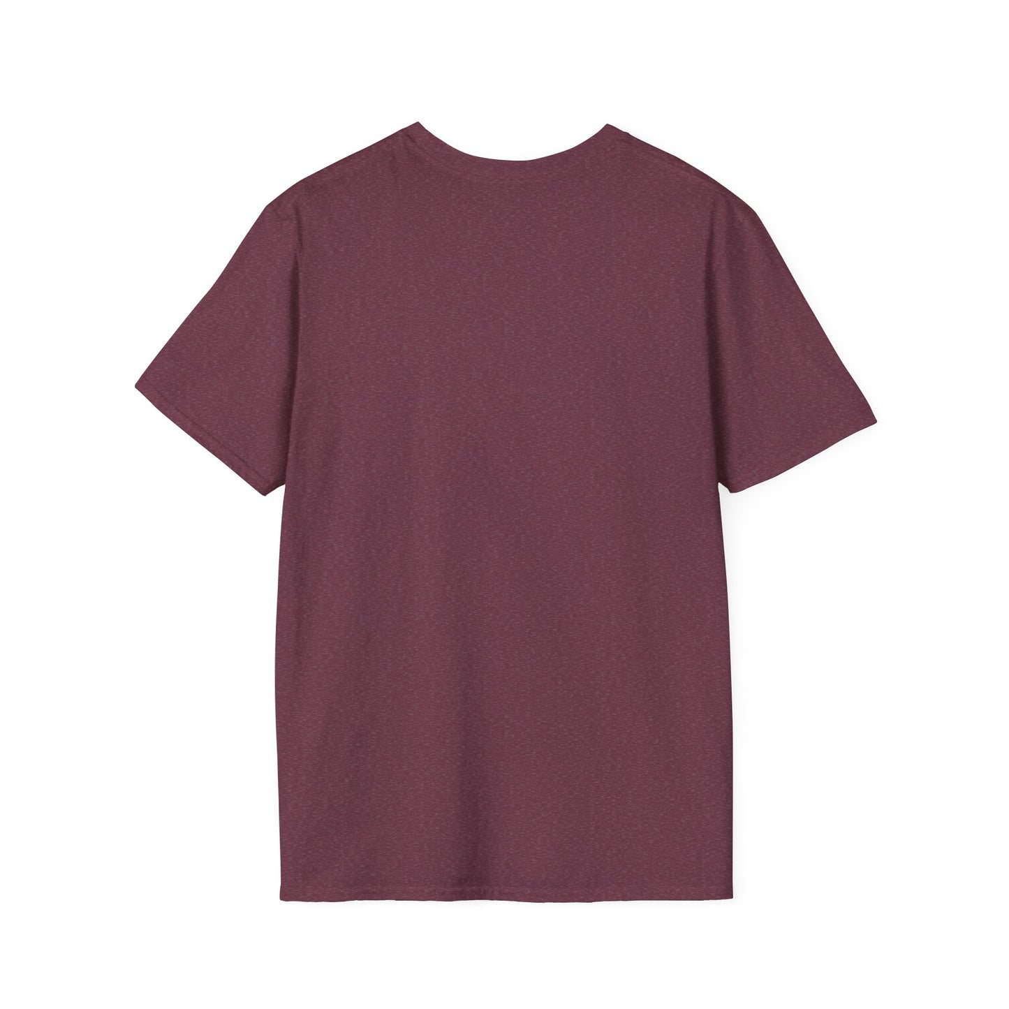 Unisex Softstyle T-Shirt with Red Symbol, Casual Tee, Everyday Wear, Gift for Art Lovers, Japanese Aesthetic Fashion