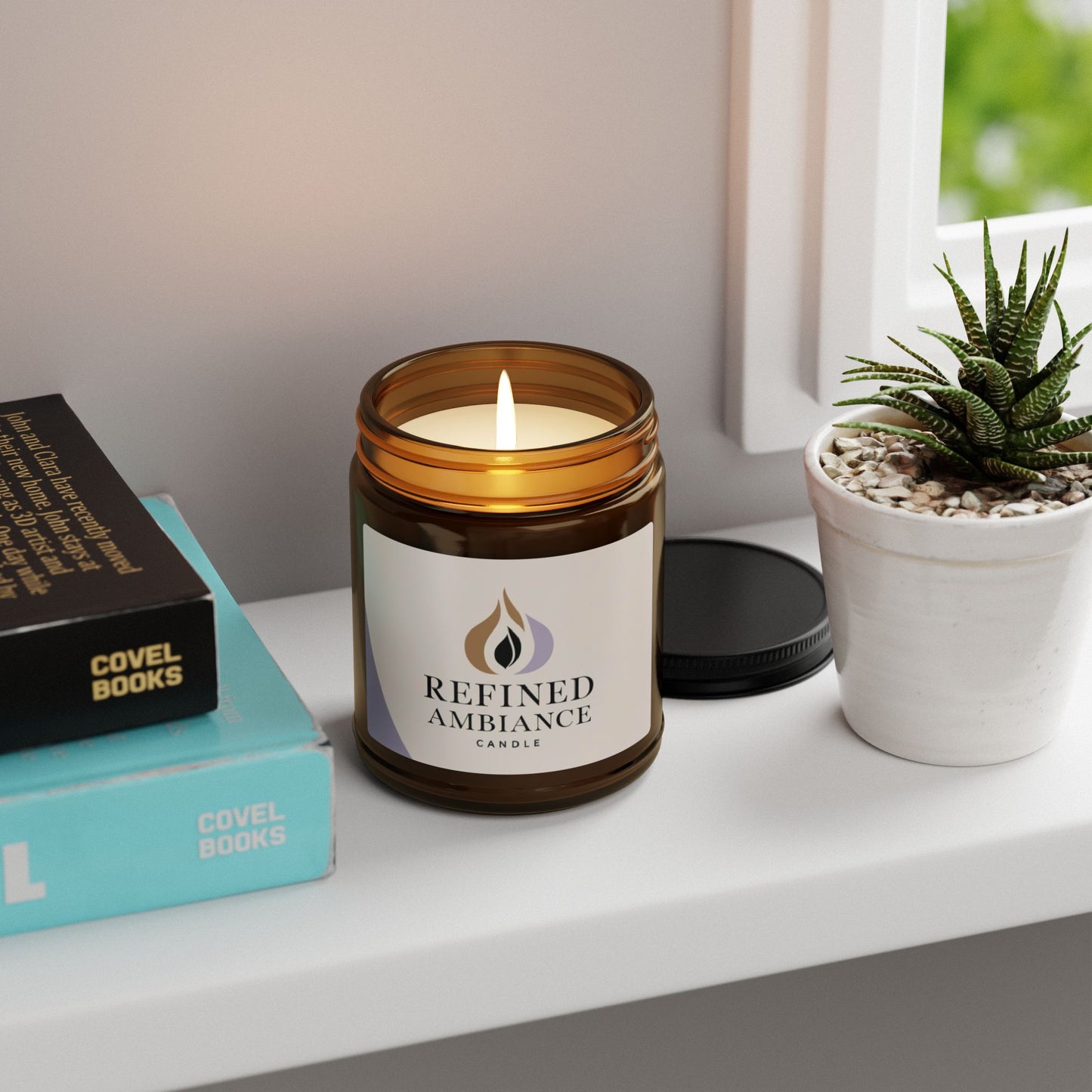 Scented Soy Candle - Refined Ambiance, Relaxing Aromatherapy, Eco-Friendly Gift, Home Decor, Spa Day Essential
