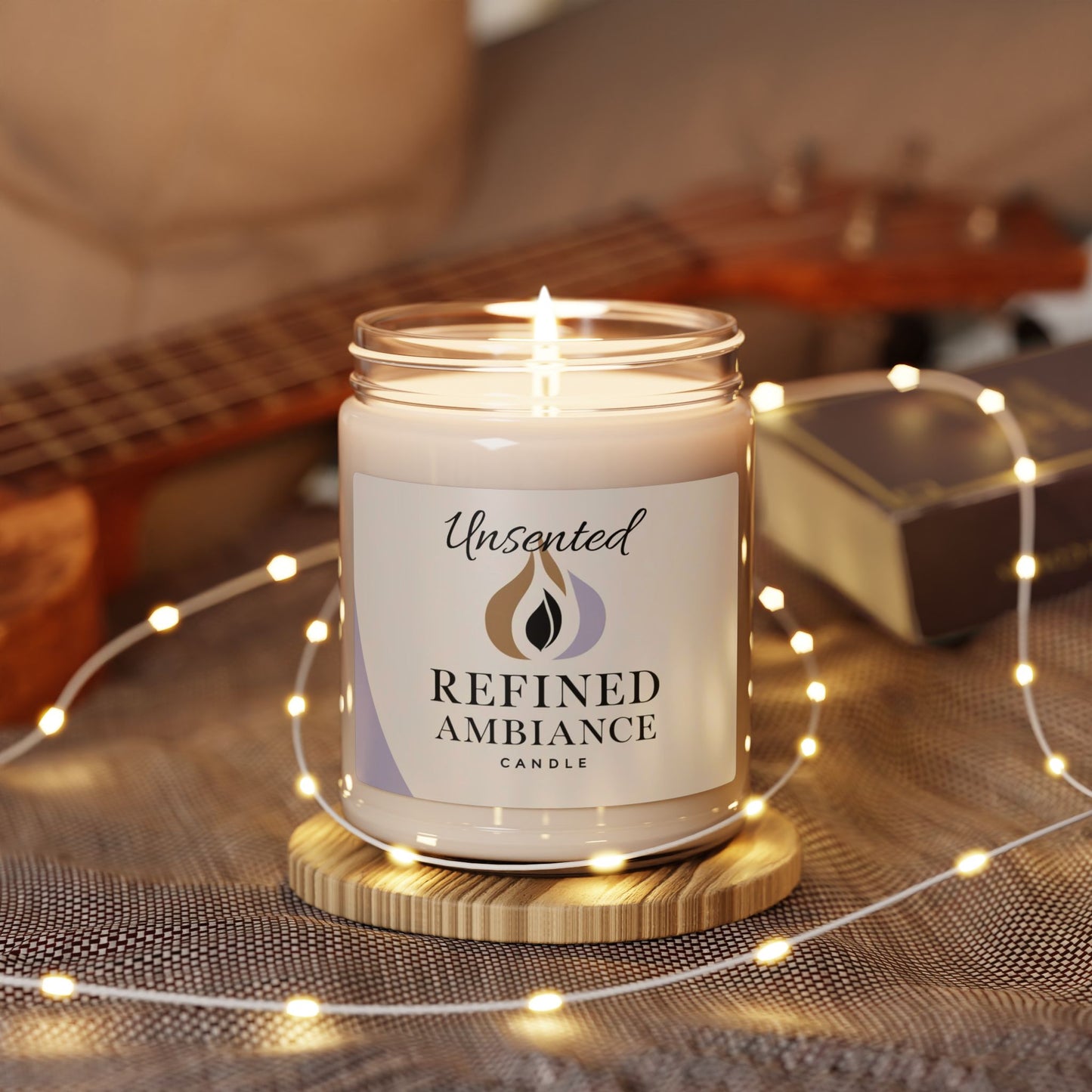 Refined Ambiance Scented Soy Candle, Aromatherapy Candle, Relaxing Home Decor, Gift for Her, Self-Care Candle