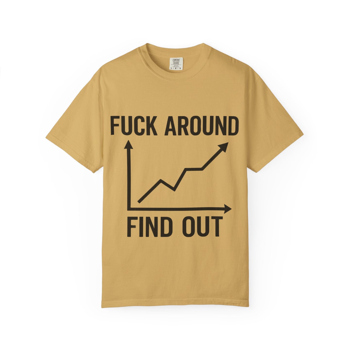Funny Unisex Garment-Dyed T-Shirt | "F*** Around Find Out" Graphic Tee