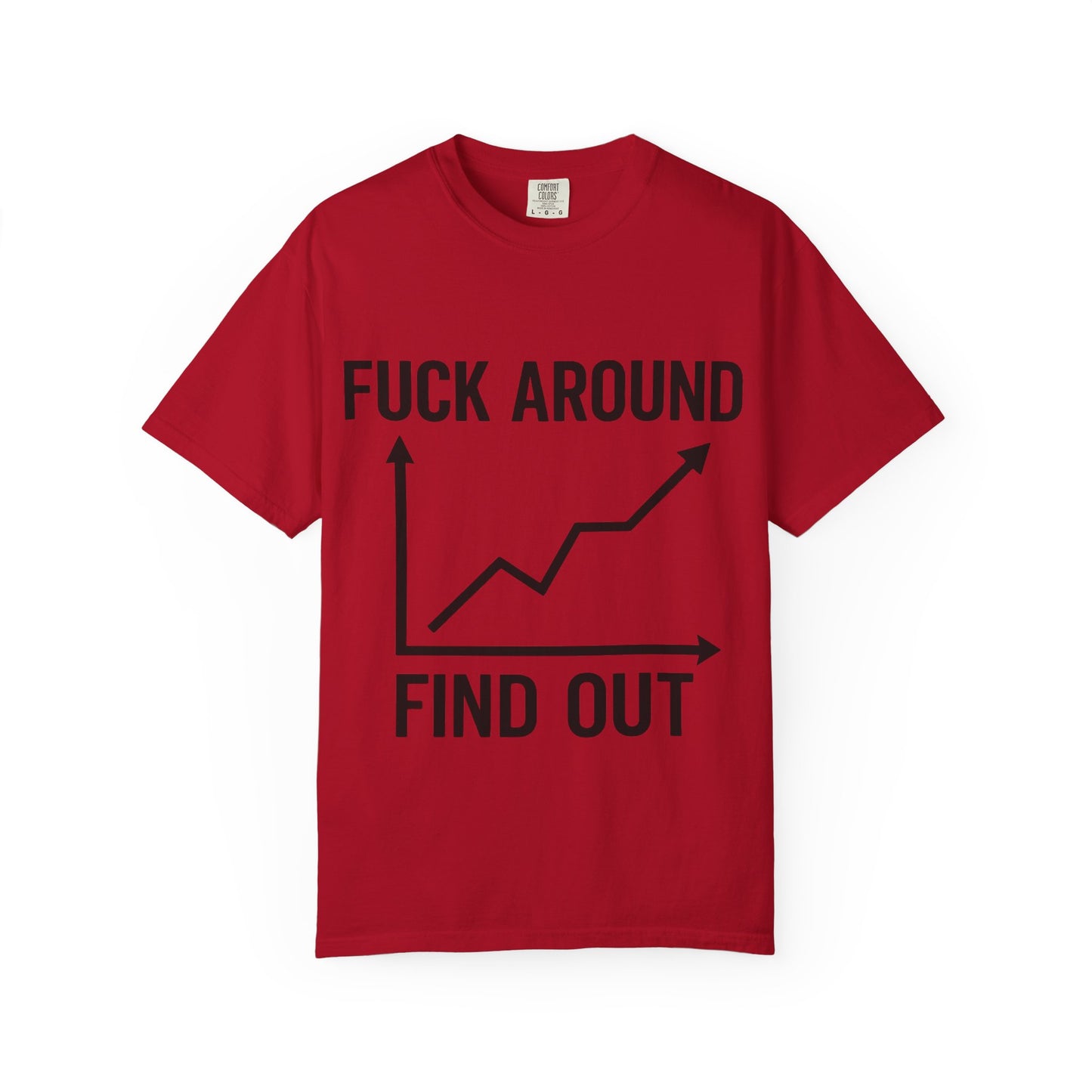 Funny Unisex Garment-Dyed T-Shirt | "F*** Around Find Out" Graphic Tee