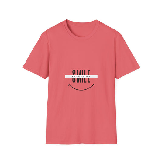 Unisex Softstyle T-Shirt with 'Smile' Design, Positive Vibe Tee, Gifts for Friends, Casual Outfit, Everyday Wear, Perfect for [...]