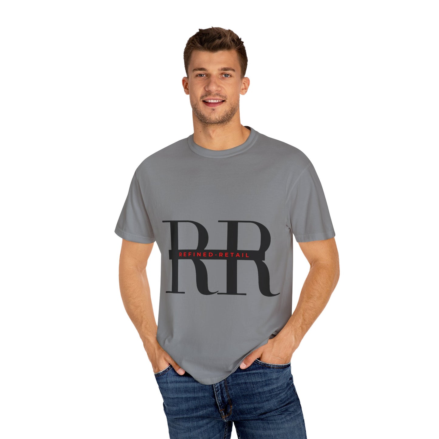 Refined Retail Unisex Garment-Dyed T-Shirt - Stylish Casual Wear