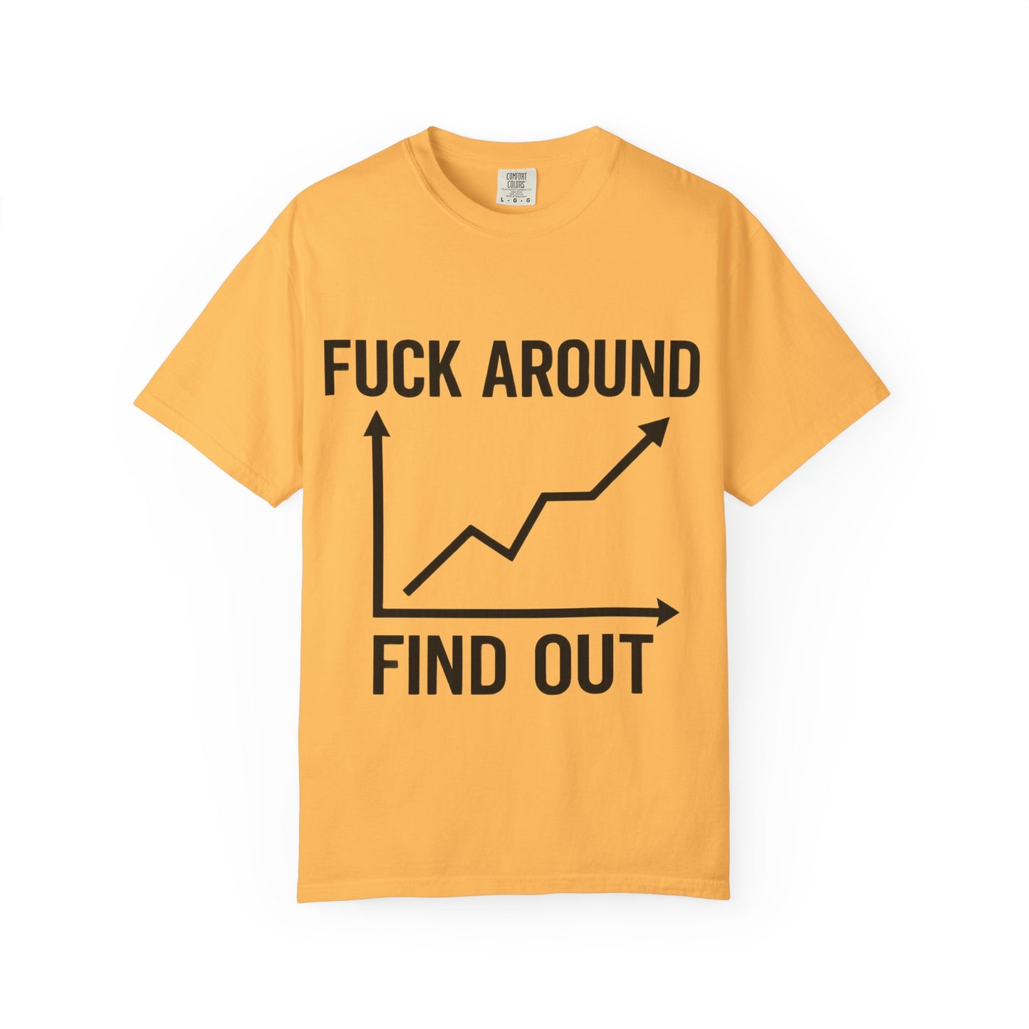 Funny Unisex Garment-Dyed T-Shirt | "F*** Around Find Out" Graphic Tee