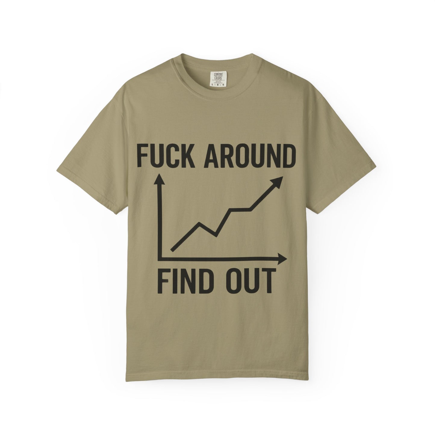 Funny Unisex Garment-Dyed T-Shirt | "F*** Around Find Out" Graphic Tee