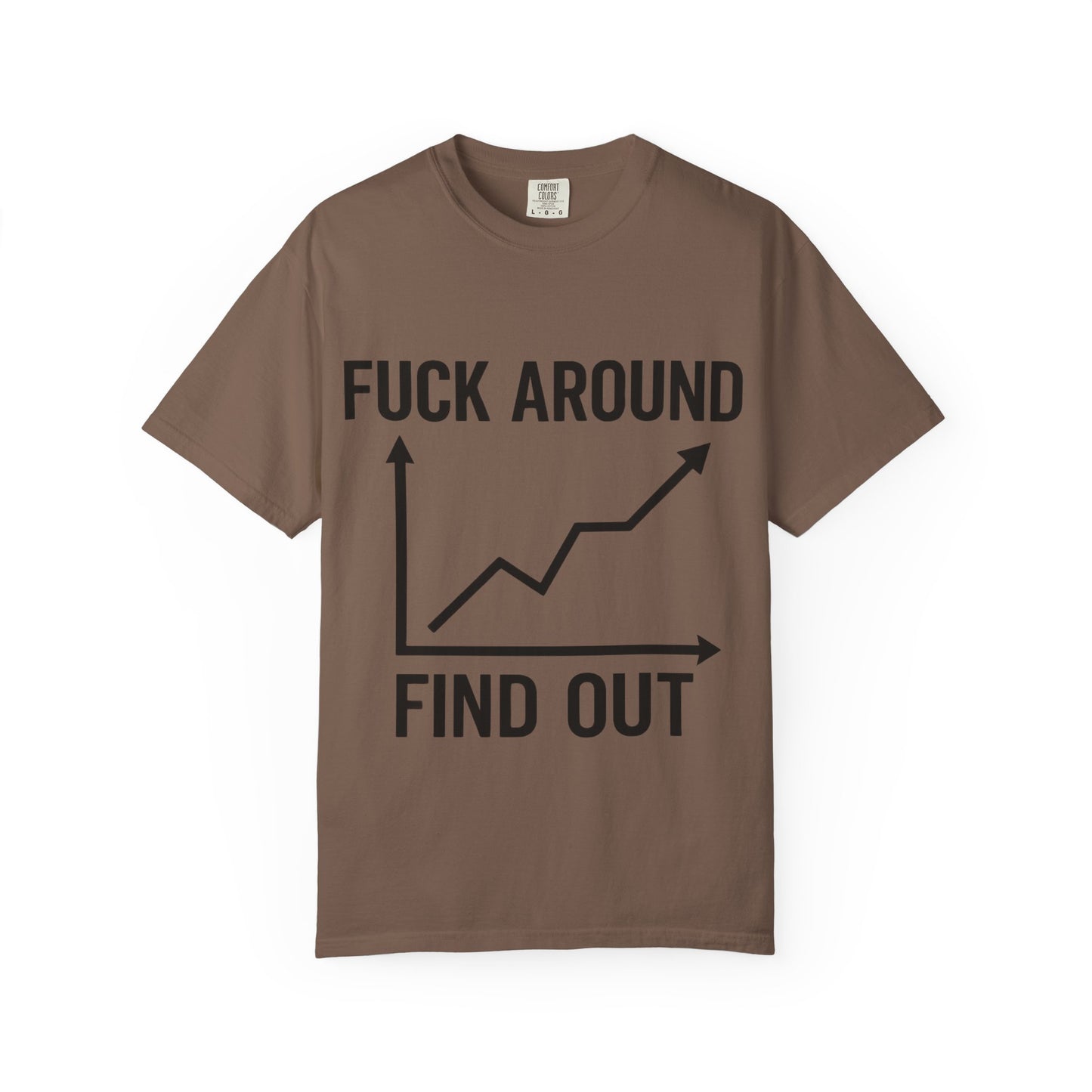 Funny Unisex Garment-Dyed T-Shirt | "F*** Around Find Out" Graphic Tee
